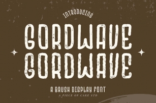Gordwave - A Display Font Font Download