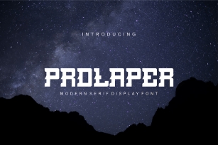 Protaper - Modern Serif Font Font Download