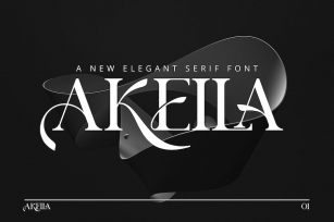 Akeila Serif Font Font Download
