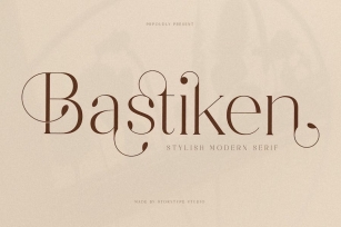 Bastiken Stylish Modern Serif Font Font Download