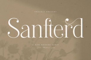 Sanfterd A New Modern Serif Font Font Download