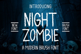 Night Zombie Font Font Download