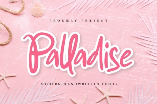 Palladise - Handwritten Script fonts Font Download