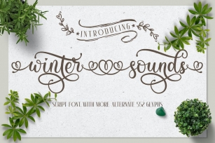 Winter Sound - Modern Calligraphy Font Download