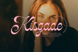 NCL Kisgade - Modern & Unique Script Font Font Download