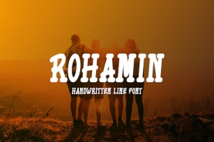 Rohamin - Handwritten Line Font Font Download