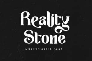 Reality Stone Font Download