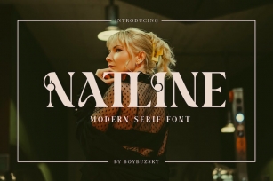 Natline Modern Serif Font Font Download