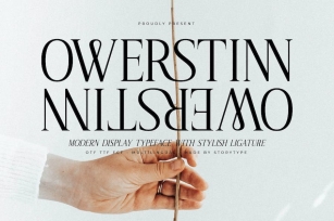 Owerstinn Modern Display Typeface Font Download