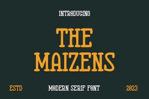 The Maizens Font Download