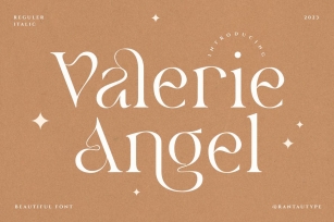 Valerie Angel Beautiful & Elegant Serif Font Font Download