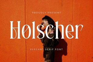 Holscher - Modern Serif Font Font Download