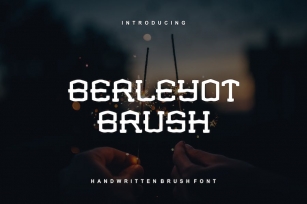 Berleyot Brush - Handwritten Brush Font Font Download