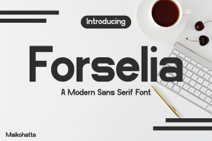 Forselia - Modern Sans Serif Font Font Download