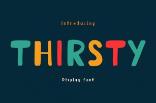 Thirsty Font Download