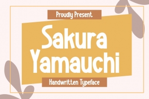 SakuraYamauchi - Handwritten Typeface Font Download
