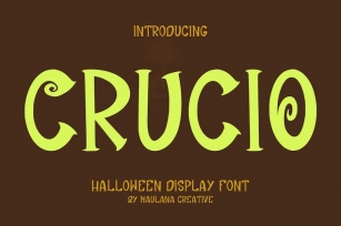 Crucio Display Font Font Download