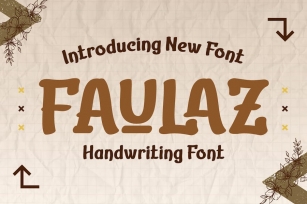 FAULAZ | Handwritten Display Font Download