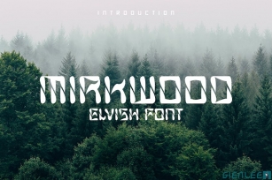 Mirkwood - Elvish Font Font Download