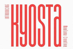 Kyosta Compressed Sans Font Font Download