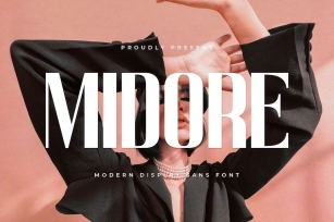 Midore - Modern Sans Font Font Download