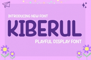 Kiberul | Playful Font Display Font Download