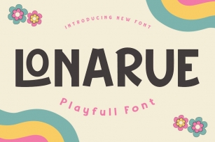 Lonarue | Playful Font Display Font Download