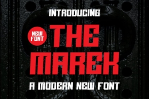 The Marek Font Font Download