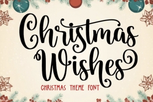 Christmas Wishes Font Download