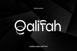 Qalifah | Modern Sans Serif Font Download