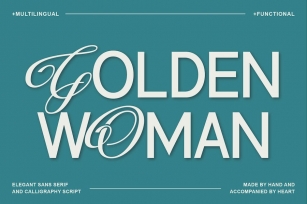 Golden Women Font Download