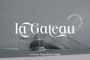 La Gateau - Elegant & Stylish Typeface Font Download