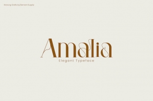 Amalia Elegant Typeface Font Download