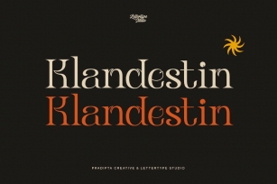 Klandestin Modern & Classical Serif Font Download