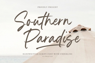 Southern Paradise Font Download