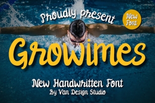 Growimes - Handwritten Font Font Download