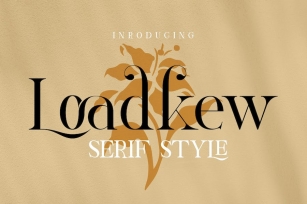 Loedkew Serif Style Font Download