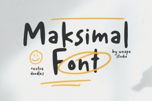 Maksimal Handwritten Font Font Download
