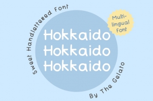 Hokkaido Cute Handwritten Font Font Download