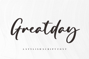Greatday Script Font Font Download