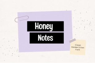 Honey Notes Font Download