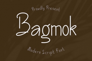 Bagmok Elegant Font Font Download