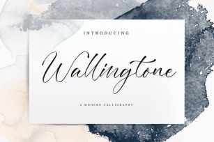Wallingtone - Signature Font Font Download