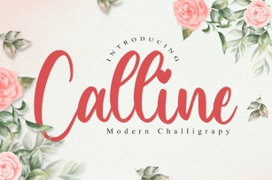 Calline - Wedding Font Font Download