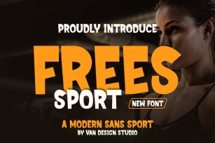 FREES SPORT - Sport Font Font Download