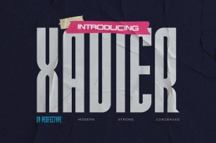 Xavier Futuristic Modern Sans Serif Font Typeface Font Download