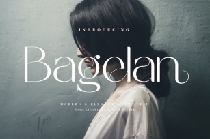 Bagelan - Modern Ligature Font Font Download