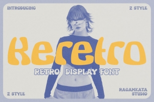 Keretro - Retro Display Font Font Download
