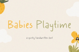 Babies Playtime Font Download
