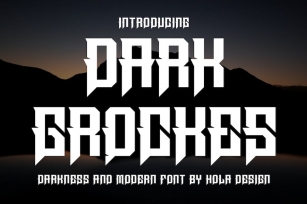 Dark Grockes Font Font Download